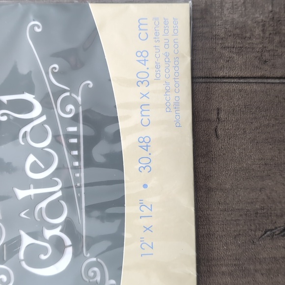 NWOT 12x12" Patisserie (French Bakery) Stencil - Picture 2 of 4